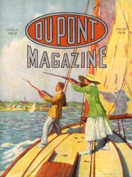 The 1919 Grand American Handicap Trapshooting Tournament, forside av DuPont Magazine, august 1919