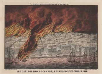 Ødeleggelsen av Chicago, 8., 9. og 10. oktober 1871, 1871