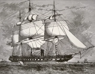 Den originale 'Merrimac' (gravering)