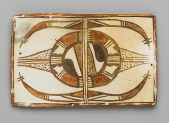 Flis, laget i Mesa, Arizona av Hopi People (leire og slip)