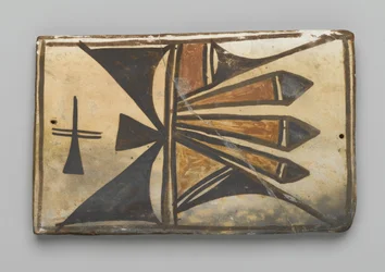 Flis, laget i Mesa, Arizona av Hopi People (leire og slip)