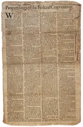 USAs grunnlov, ca. 10. september 1787 (se også GLC 696084)