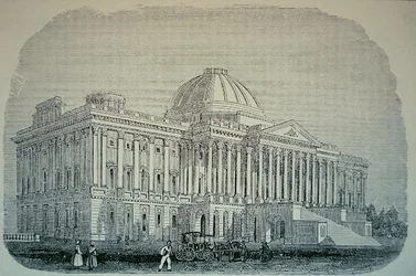 Utsikt over Capitol, ca. 1848 (gravering)