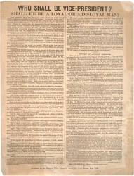 Hvem skal være visepresident? George Pendleton vs. Andrew Johnson (valg i 1864), 1864