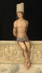 Sankt Sebastian, ca. 1505 (olje på panel)