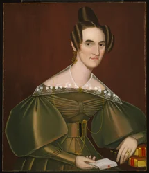Jeannette Woolley, senere fru John Vincent Storm, ca. 1838 (olje på lerret)