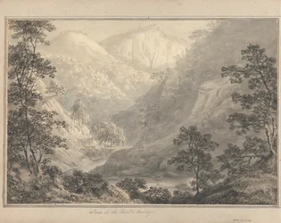 Utsikt i England, Skottland og Wales: Scene ved Devil's Bridge