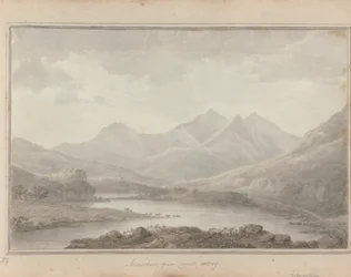 Utsikt i England, Skottland og Wales: Snowdon, fra Capel Cerrig