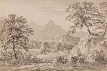 Yorkshire Capriccio (penn, pensel og vask på papir)