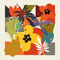 Sirkler – Minimalistisk blomst