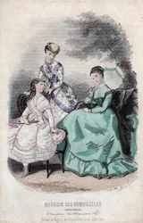 Fransk moteblad "Magasin des Demoiselles", Paris, 25. juni
