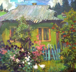 Rustikk hjem – sommerhage