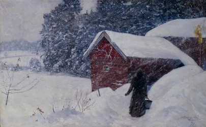 Snøstorm