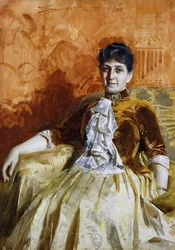 Portrett av Lisen Lamm, 1885