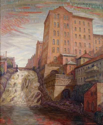 Foss Bryggeri (olje på lerret)