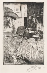 Albert Besnard og hans modell