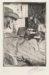 Albert Besnard og hans modell