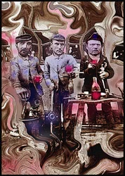 ET GLASS FOR Å FUNGERE BEDRE, 2002 (Digitalt maleri)