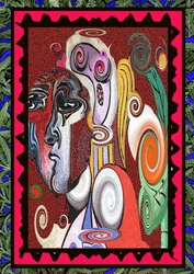 DU SLÅR INNRAMMET PICASSIANI 2002, 2002 (Digitalt arbeid)