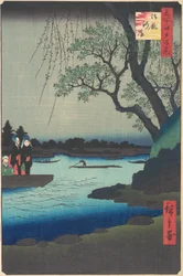 Å Maya, Rive Sumida, ikke sant? 1857. , mygg. 1857.