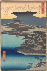 Pine Tree ved Karasaki, 1857., 1857.