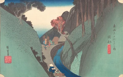Slå og dra på Okabe, 1834. , 1834.