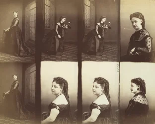Amélie og Elise Gitteri, 1866.