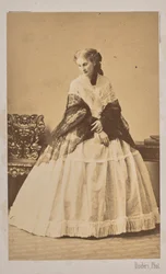 Hertuginne Sofia de Morny 1838-1896, født grevinne Trubetskaya, 1862.