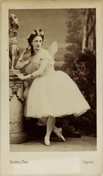 Portrett av ballettdanserinnen Marfa Muravyeva 1838-1879 i balletten Diavolina..., 1863