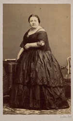 Portrett av operasangerinnen Marietta Alboni 1826-1894, 1862.