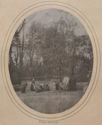 Landsbyscene (Sør-Frankrike)