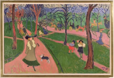 Hyde Park, ca. 1906 (olje på lerret)