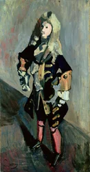 Ludvig XIV (1638–1715) Kostyme, ca. 1903 (olje på lerret)