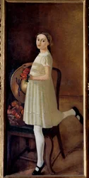 Portrett av malerens niese i 1931 (olje på lerret)