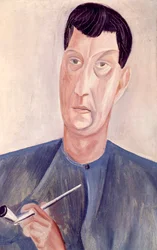 Selvportrett, ca. 1913–14 (olje på lerret)