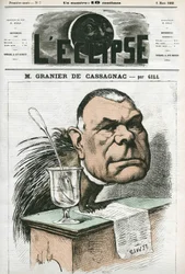 Adolphe de Granier de Cassagnac (1808–1880), fransk journalist og politiker. Omslag i "" L