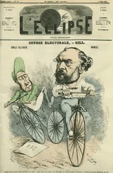 Emille Ollivier (1825-1913), fransk politiker og Bancel. Omslag i "" L