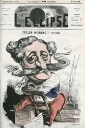 Jules Noriac (1827-1882), fransk forfatter, kritiker og journalist. Omslag i "" L
