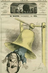 Louis-Joseph Martel (1813-1892), fransk politiker. Omslag i "" L