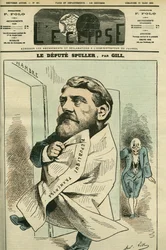 Portrett av Eugene Spuller (1835-1896), fransk advokat, journalist, forfatter og politiker. Omslag i "" L