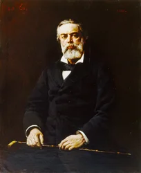 Portrett av Jules Vallès 1832-1885, 1881.