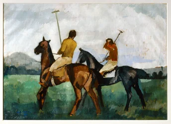 Polospillere (maleri på lerret)