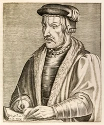 Heinrich Cornelius Agrippa, fra ?True Portraits?? av André Thévet, utgitt i 1584