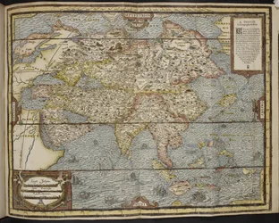 Kart over Asia, The Universal Cosmography of André Thevet