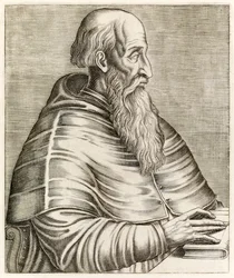 Pietro Bembo, fra ?True Portraits?? av André Thévet (1516-1590) utgitt i 1584