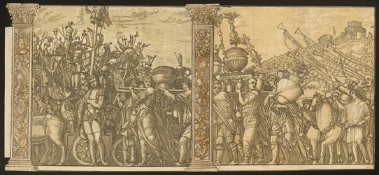 The Triumph of Julius Caesar [nr.3 og 4 pluss 2 kolonner], 1599.