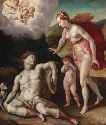 Venus sørger over Adonis#39; død