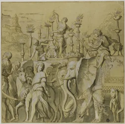 Triumphs of Julius Caesar: Canvas nr. V