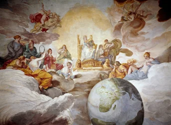 Allegori over guddommelig kunnskap. Andrea Sacchi (1599-1661), 1629-1633, Palazzo Barberini, Galleria Nazionale d