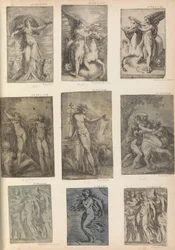 Hercules, Nessus bortfører Deianira, ca. 1540